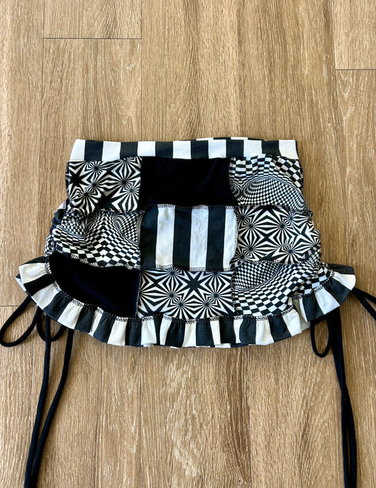 Patchwork Cinched Skort (M)