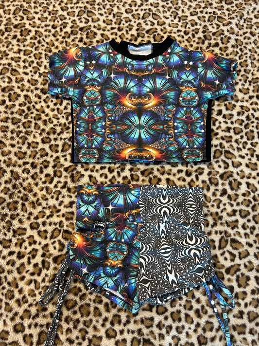 Split Yoga Shorts (XS/S)