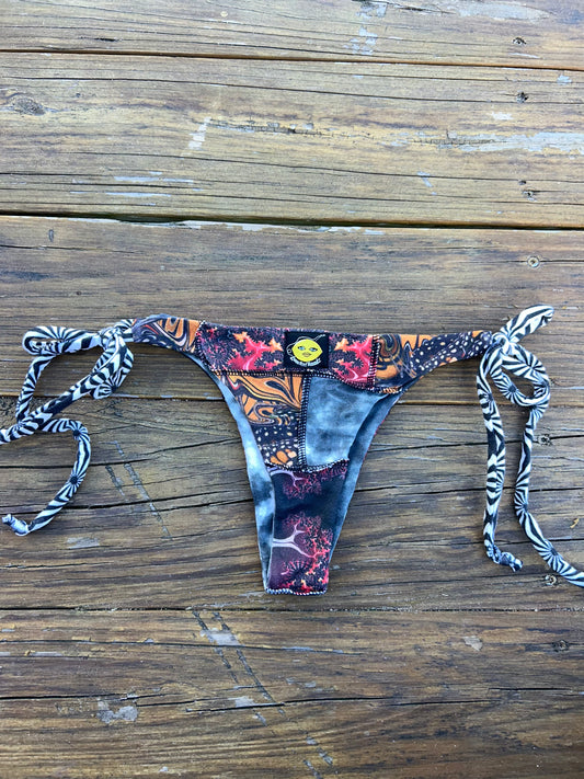 Patchwork Bikini Set (Cotton/Jersey/Spandex)