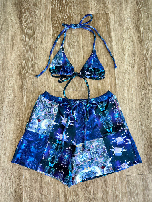 Patchwork Lounge Shorts (M)
