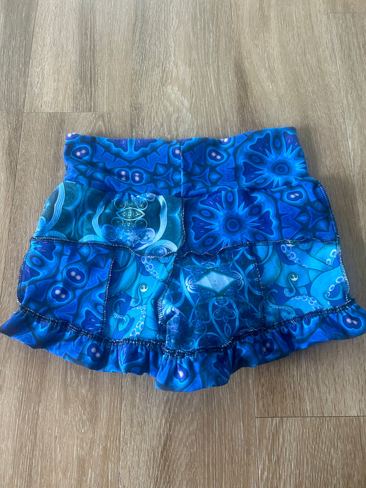 Patchwork Ruffle Shorties (M)