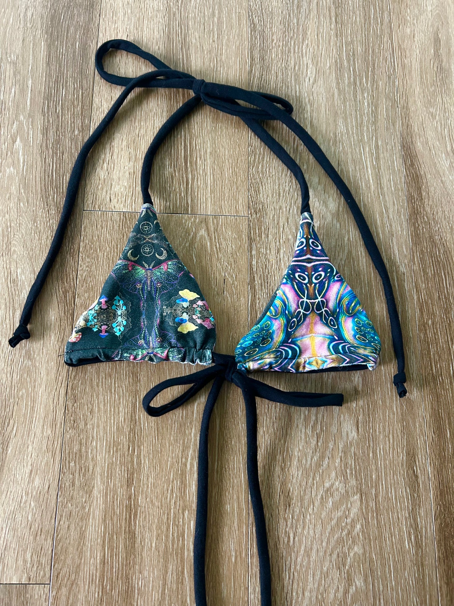 Patchwork Bikini Top (XS-S)