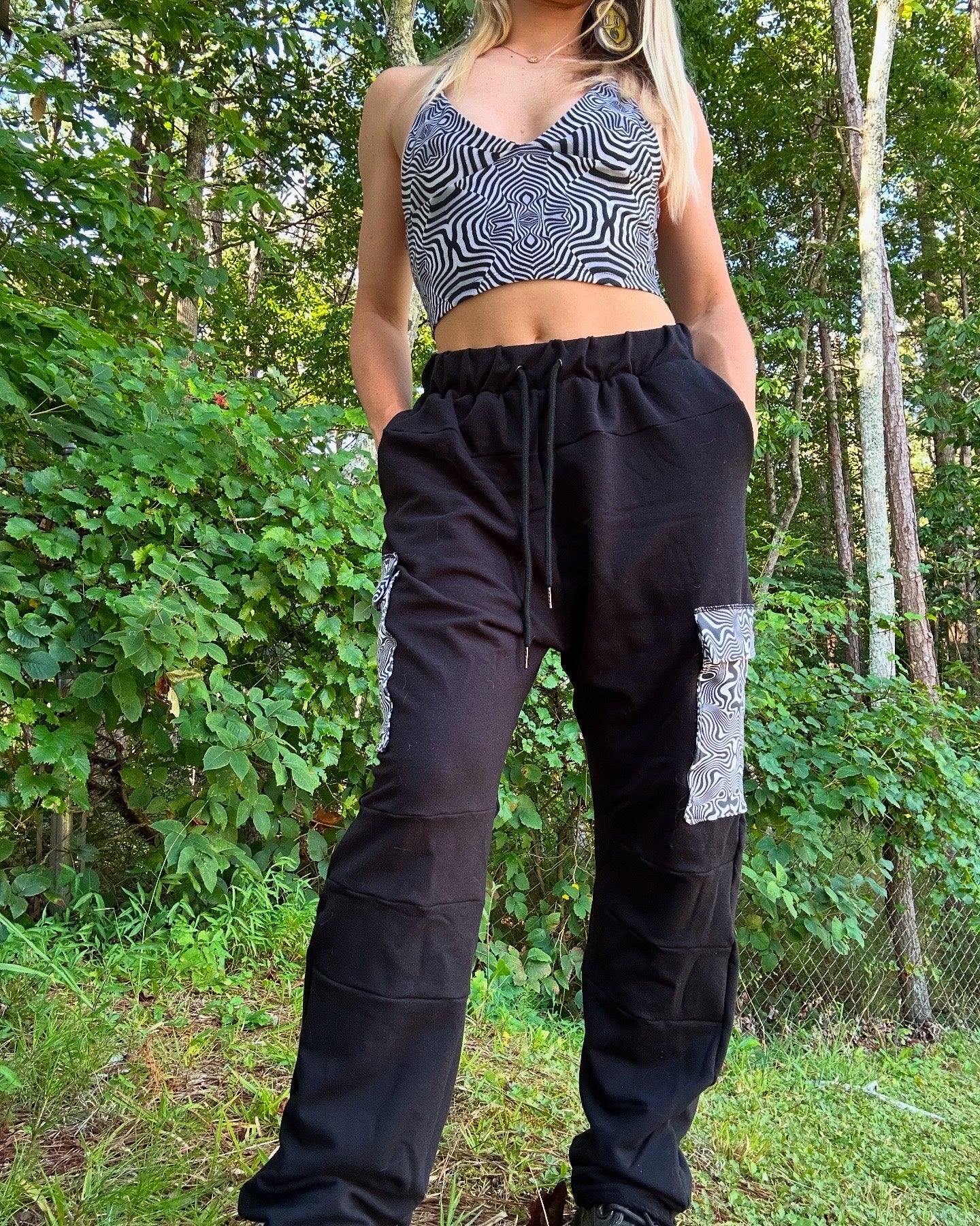 Wide-Leg Lounge Pants
