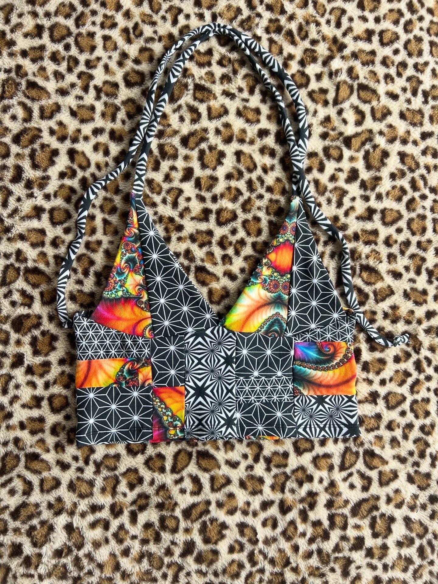 Patchwork Triangle Top