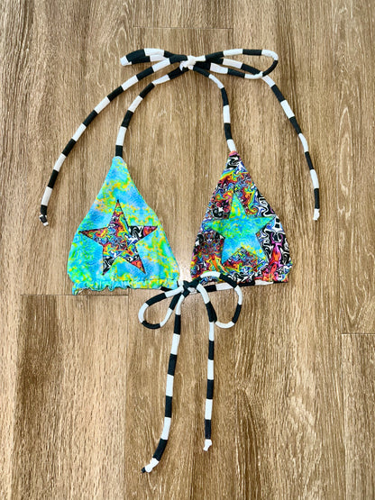 Star Bikini Top (cotton/jersey/spandex)