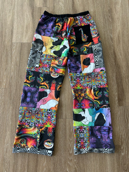 Patchwork Cargo Pants