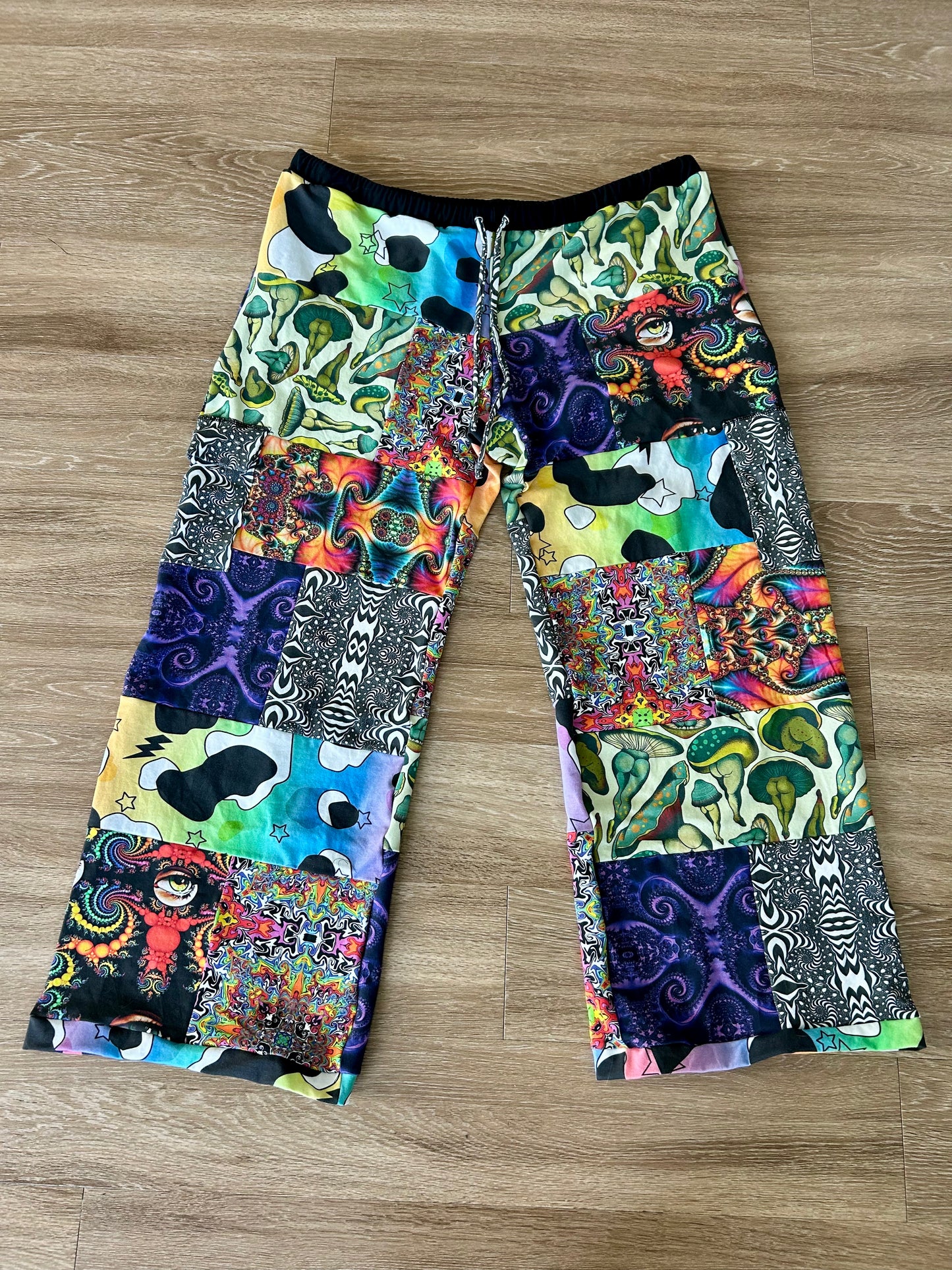 Patchwork Cargo Pants