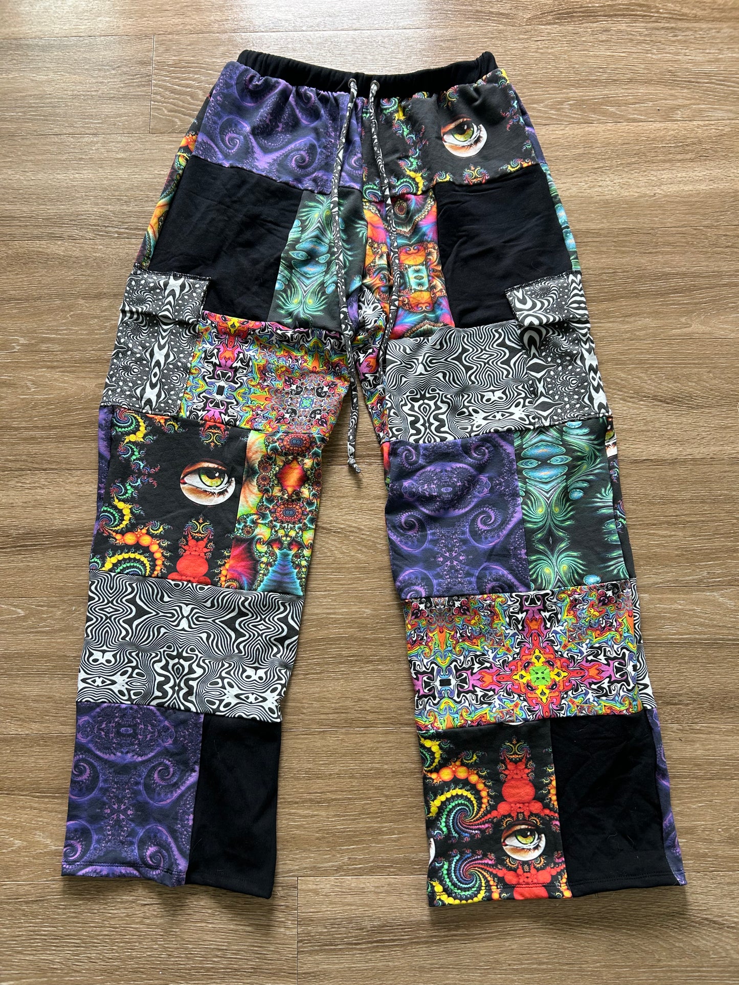 Patchwork Cargo Pants