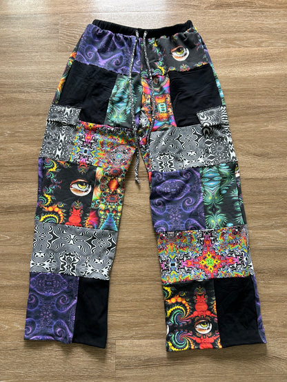 Patchwork Cargo Pants