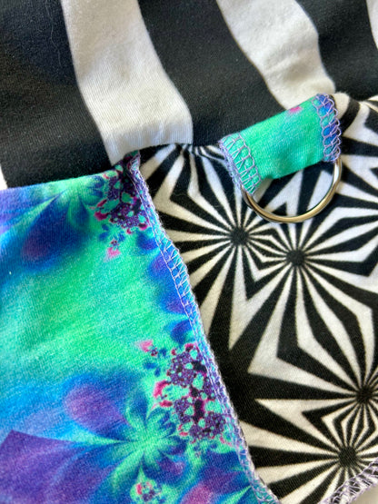 Patchwork Ruffle Shorts (S)