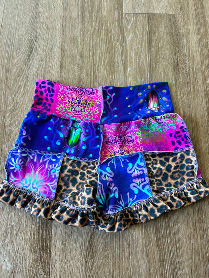 Patchwork Ruffle Shorts (M)