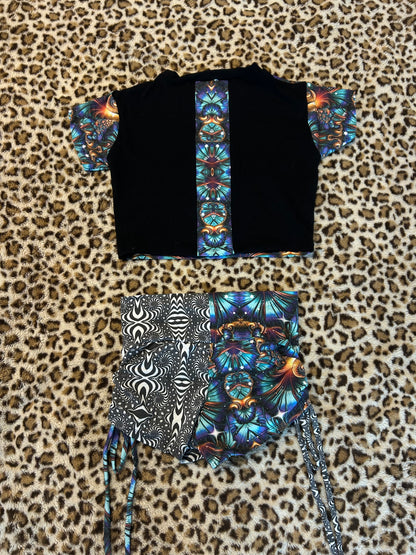 Split Yoga Shorts (XS/S)