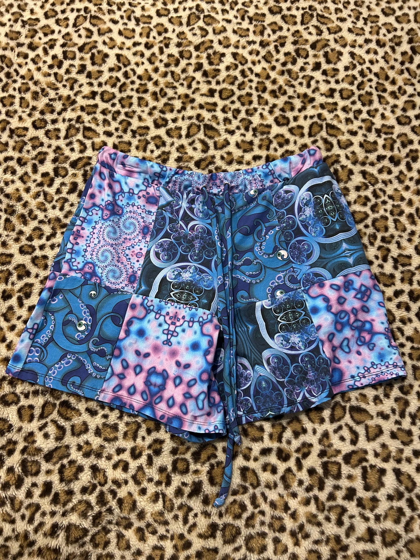 Patchwork Lounge Shorts (M)