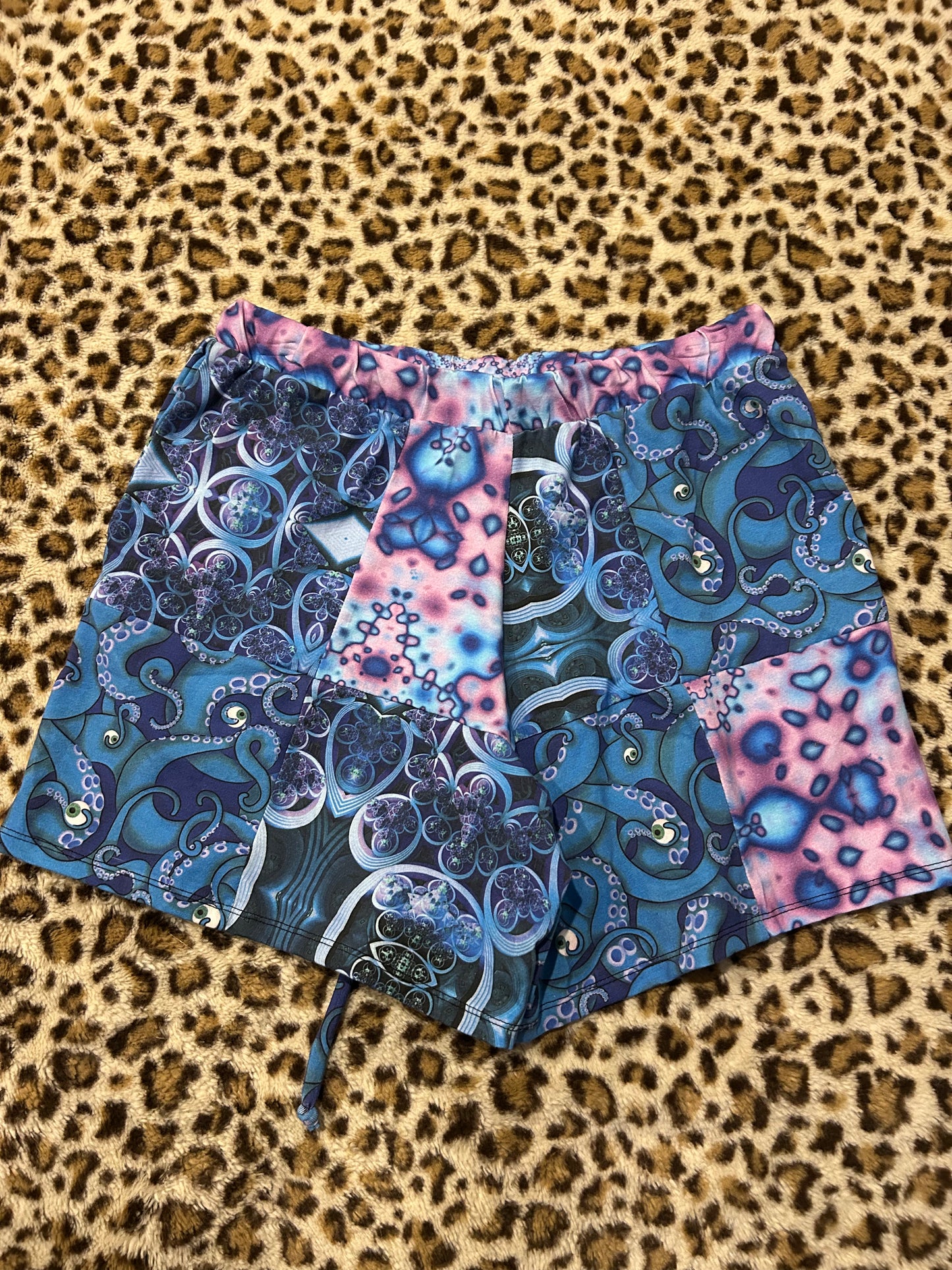 Patchwork Lounge Shorts (M)