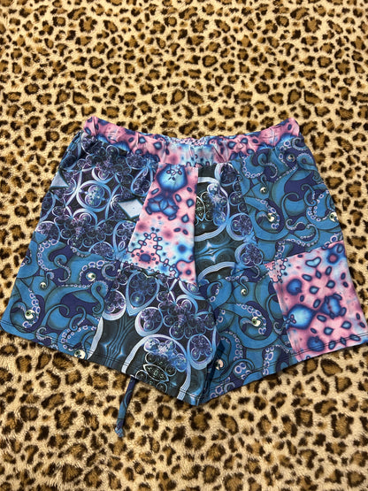 Patchwork Lounge Shorts (M)