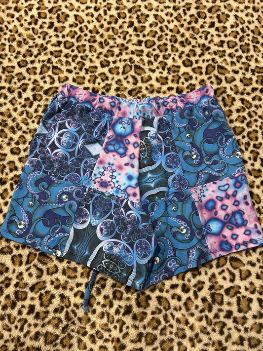 Patchwork Lounge Shorts (M)