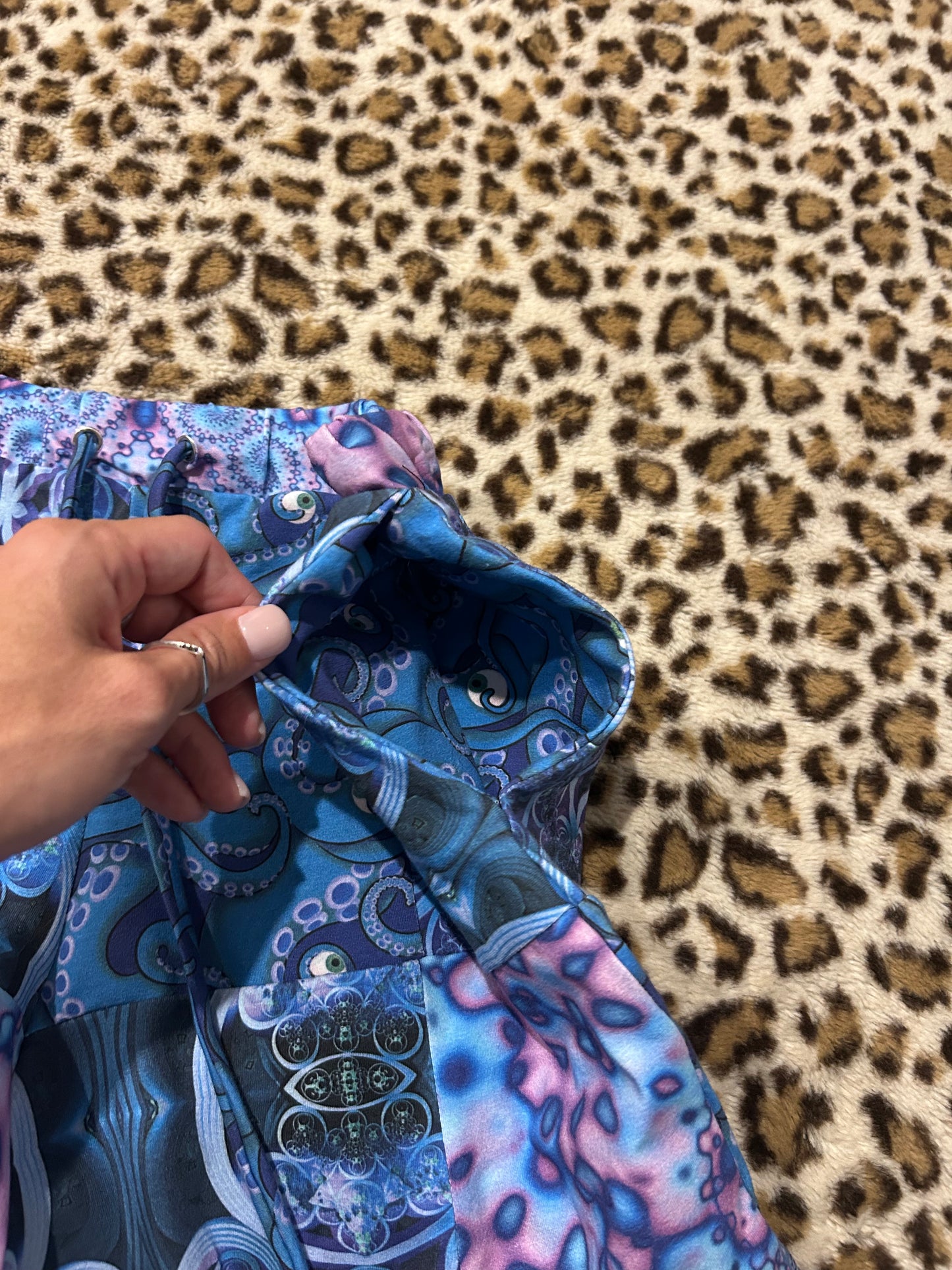 Patchwork Lounge Shorts (M)