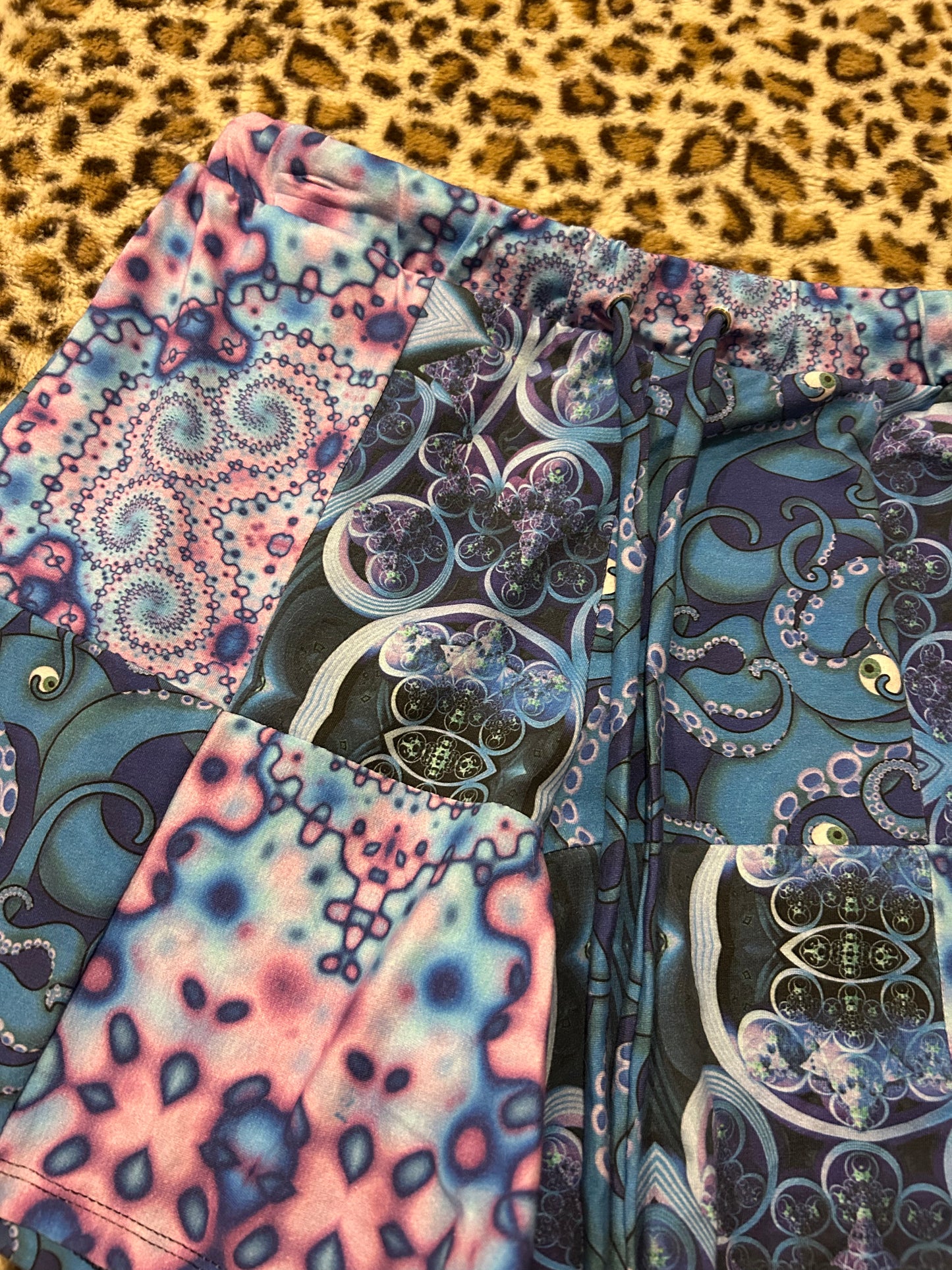 Patchwork Lounge Shorts (M)