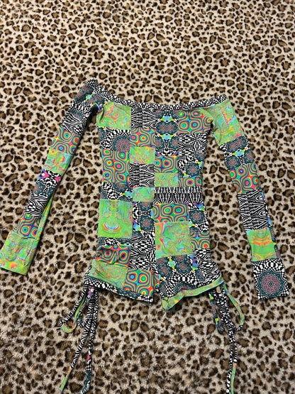 Patchwork Playsuit (XS/S)