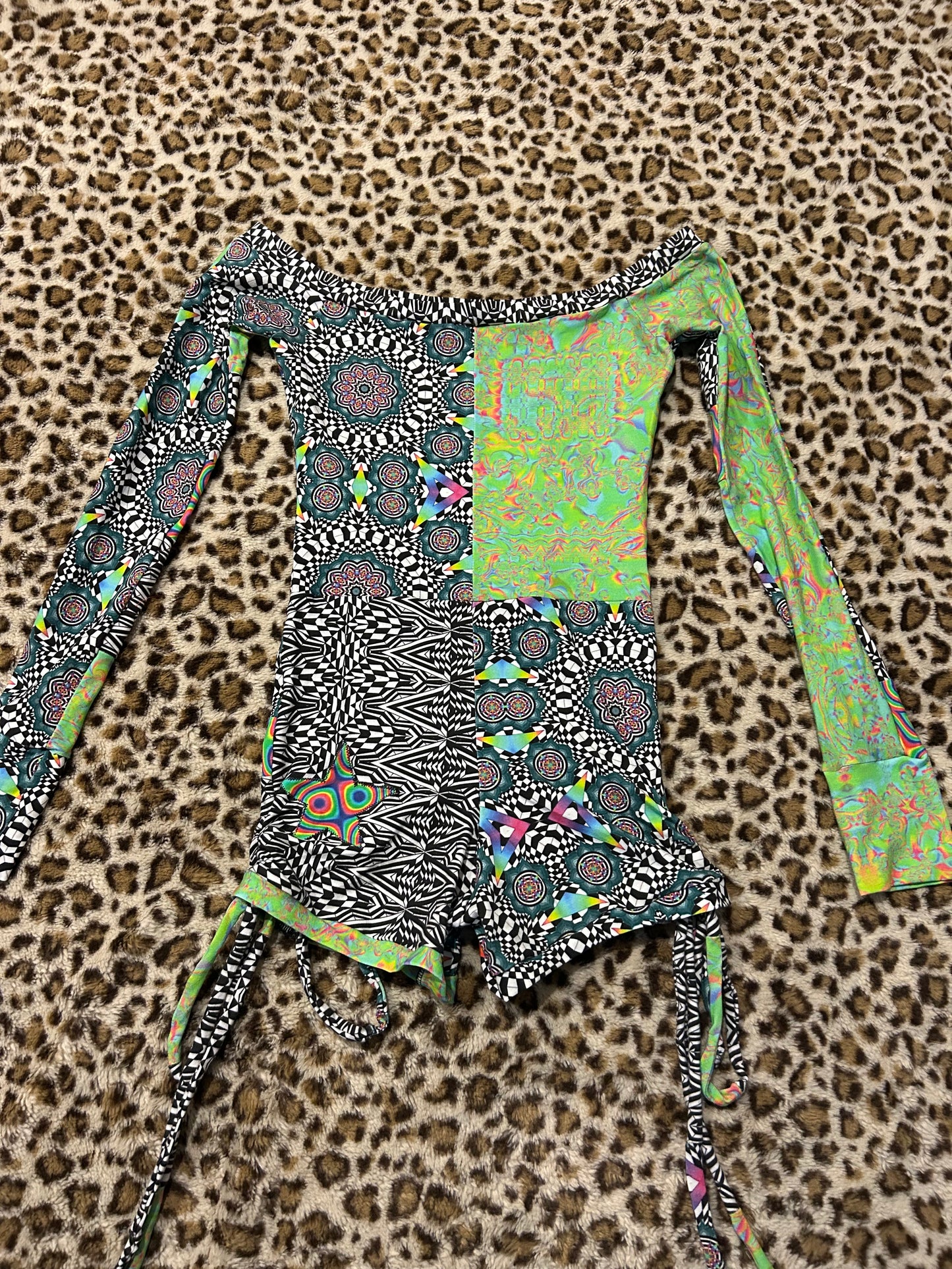 Patchwork Playsuit (XS/S)