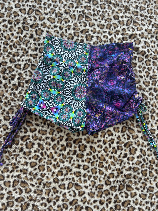 Split Yoga Cinched Shorts
