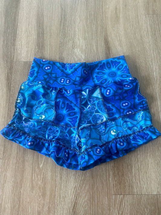 Patchwork Ruffle Shorties (M)