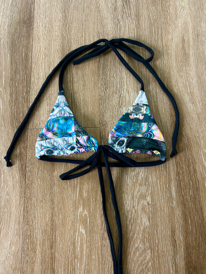 Patchwork Bikini Top (XS-S)