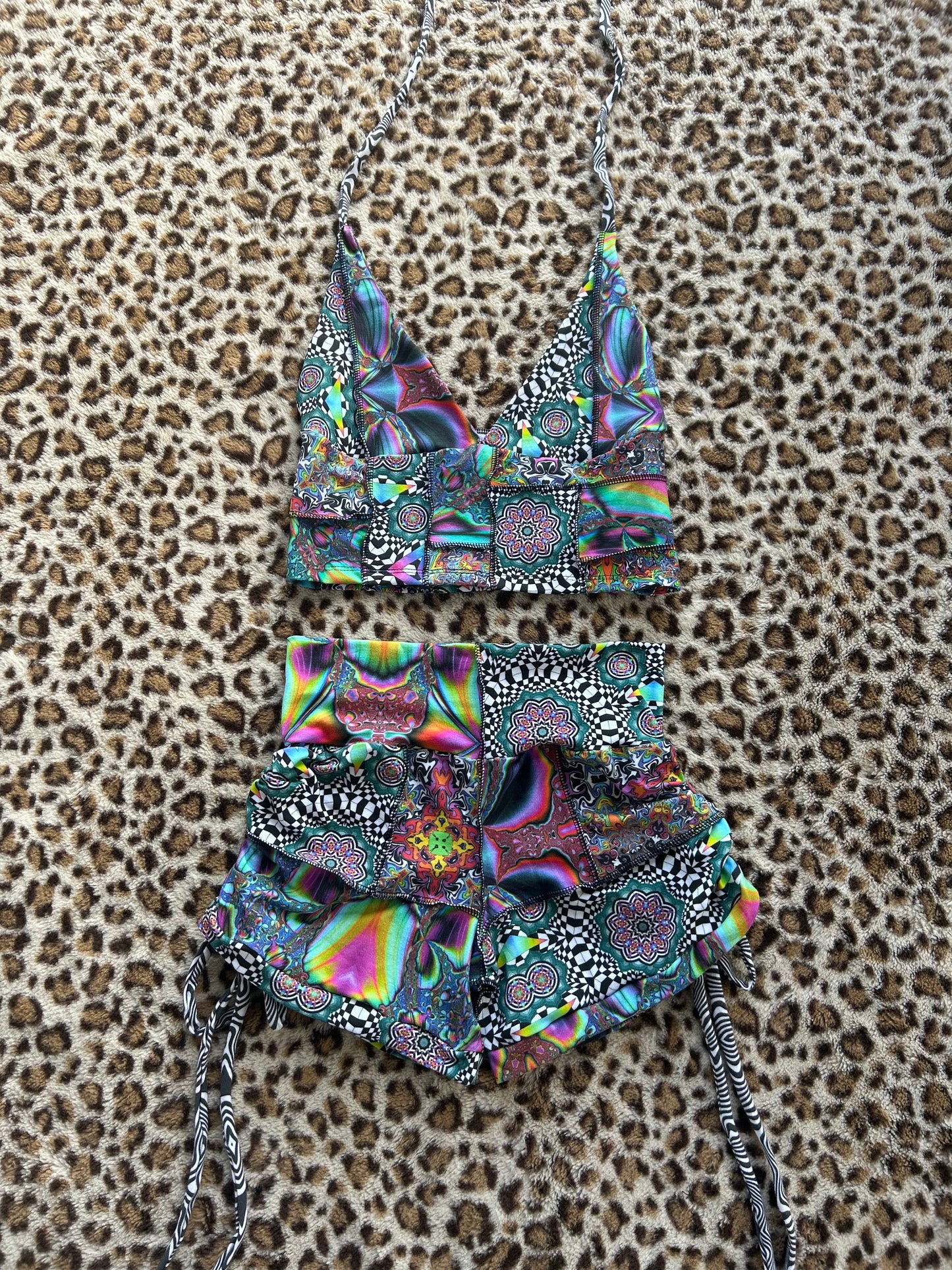 Patchwork Triangle Top