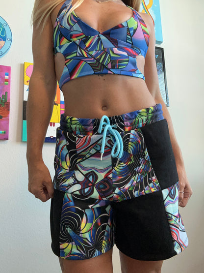 Patchwork Lounge Shorts